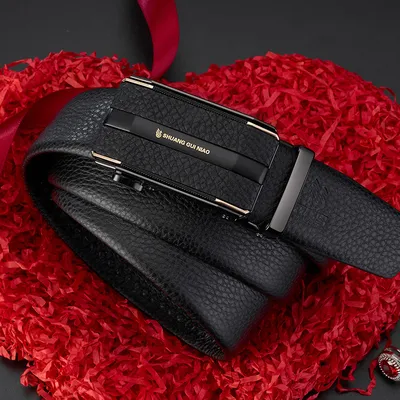 HIGH-END AUTOMATIC BUCKLE LEATHER BELT GB-H042Style-1